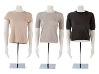 Three Chanel Short Sleeve Knit Tops, Fall 1994-Cruise 2005