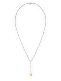 SOPHIA D., COLORED DIAMOND AND DIAMOND LAVALIER NECKLACE