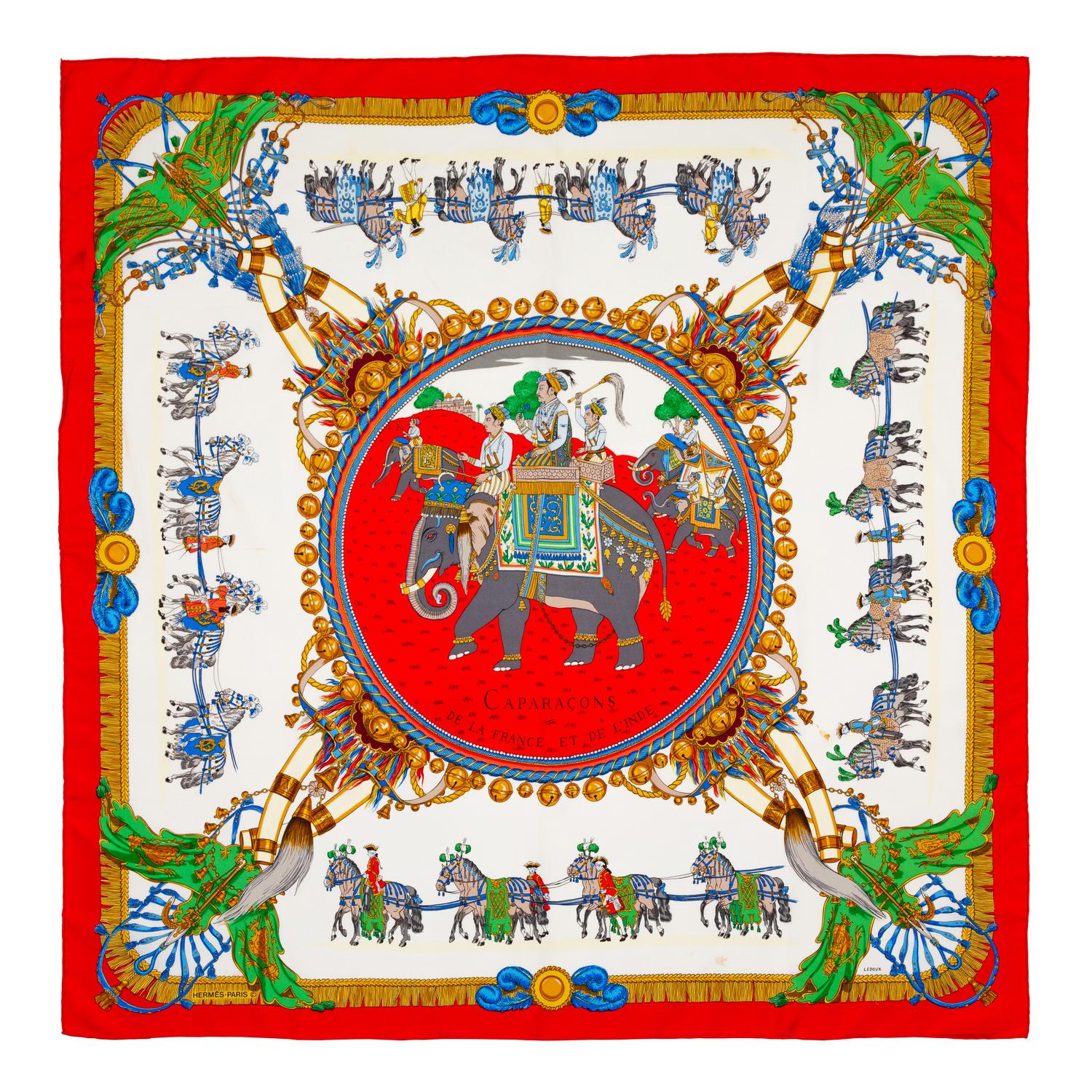 Hermès 90cm Silk Scarf