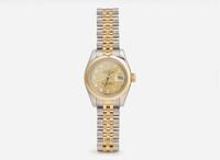 A Ladies Two-Tone Oyster Perpetual Datejust with Diamond Markers