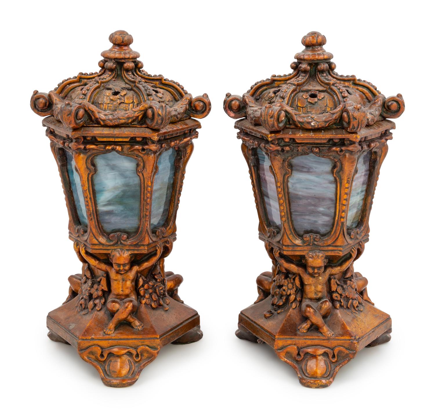 A Collection of Five Table Lamps