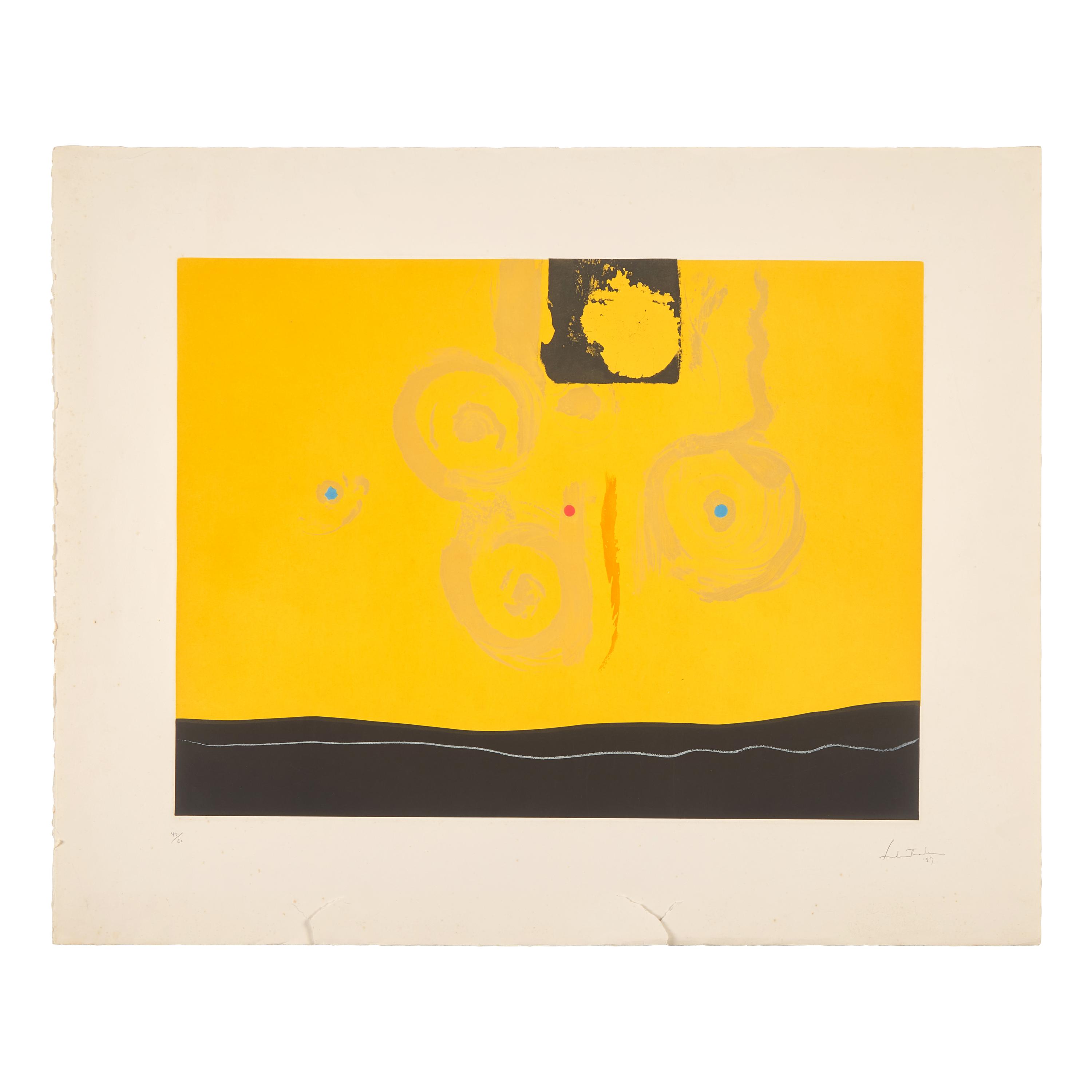 Helen Frankenthaler (American, 1928-2011) — Plaza Real , 1987