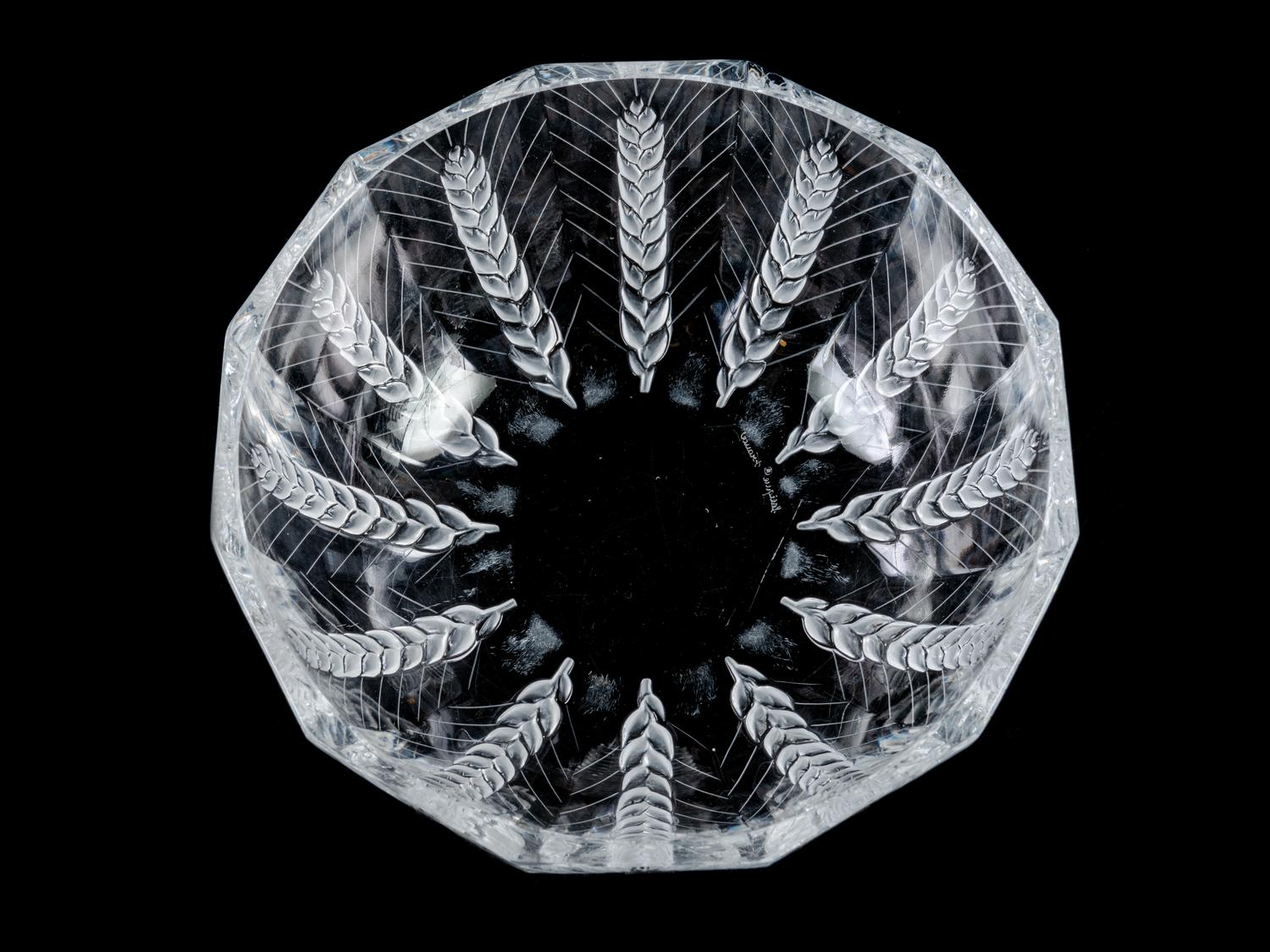 A Lalique Frosted Glass Bowl — 20TH CENTURY