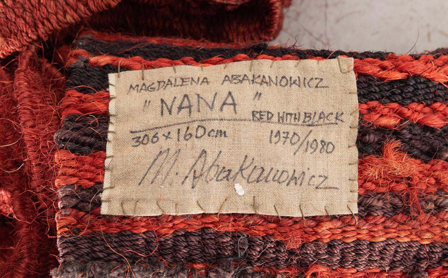 NANA (Red with Black), 1970-80