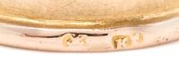 A Russian Gold, Diamond and Ruby Thimble, Maker's Mark of Carl Faberge, St. Petersburg, Late 19th/Early 20th Century, the knurled top a