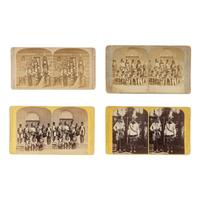 Frank Jay Haynes (American, 1853-1921) — Four Stereoviews of Chippewa