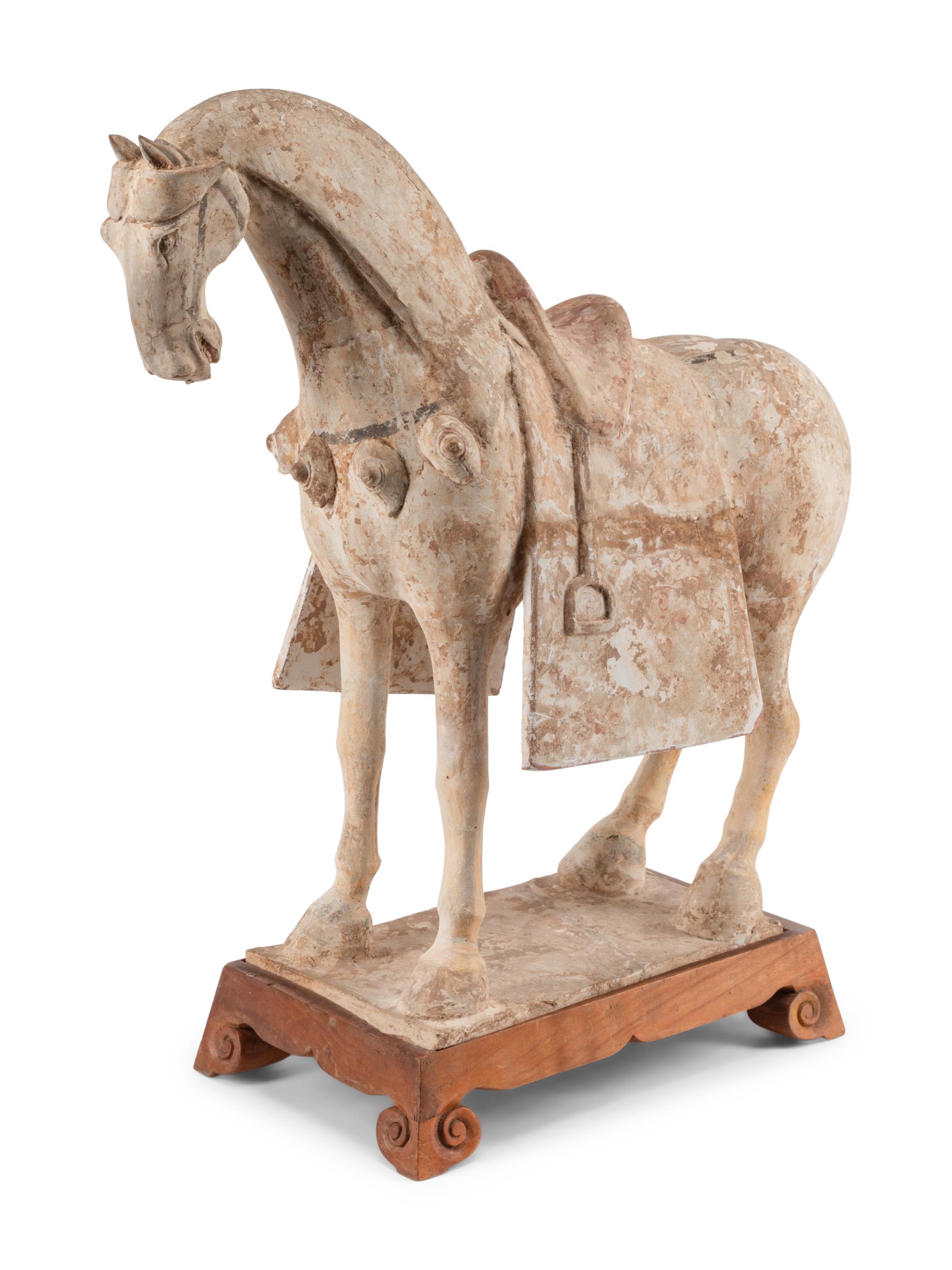 A Chinese Pottery Horse