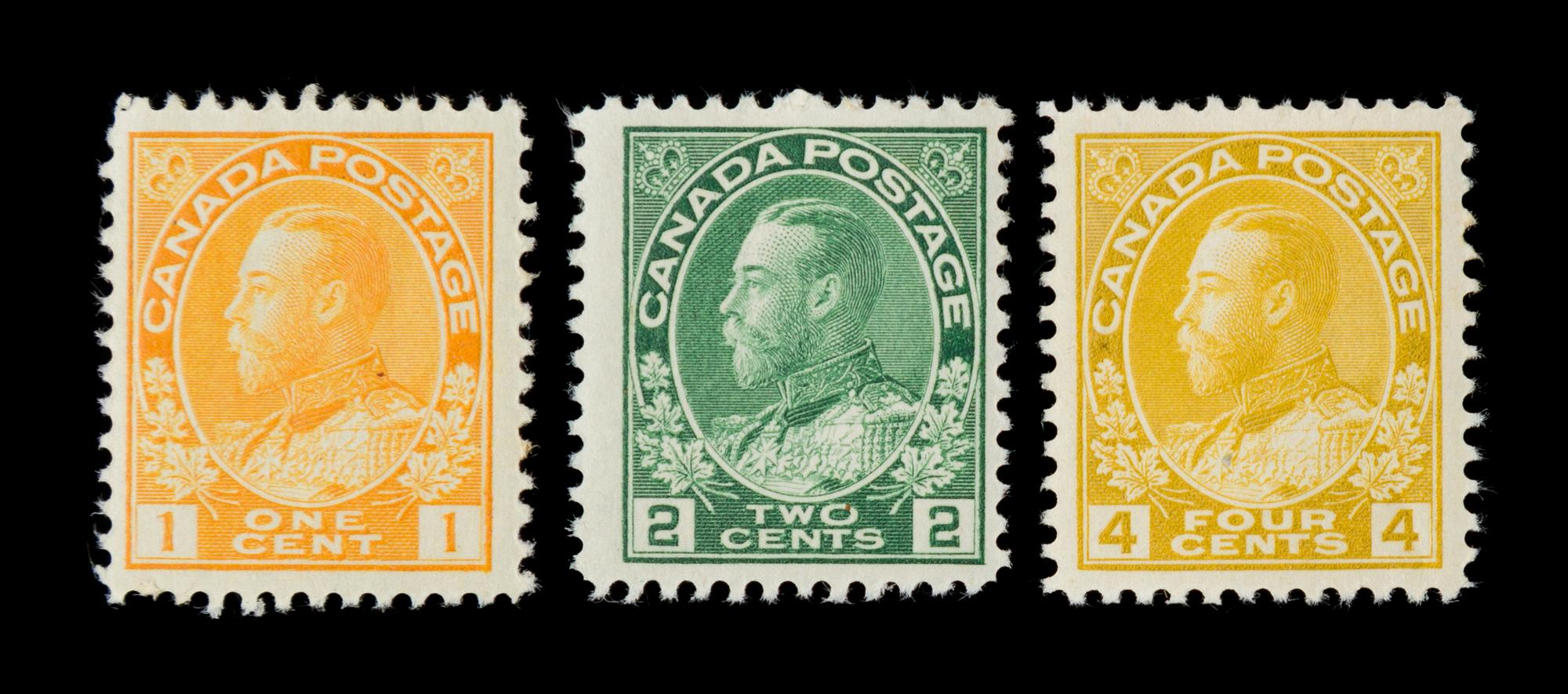 A Collection of Canada and Newfoundland Stamps