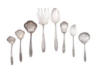 An International Sterling Wedgwood Pattern Flatware Service
