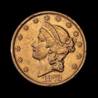 A United States 1873 Liberty Head $20 Gold Coin