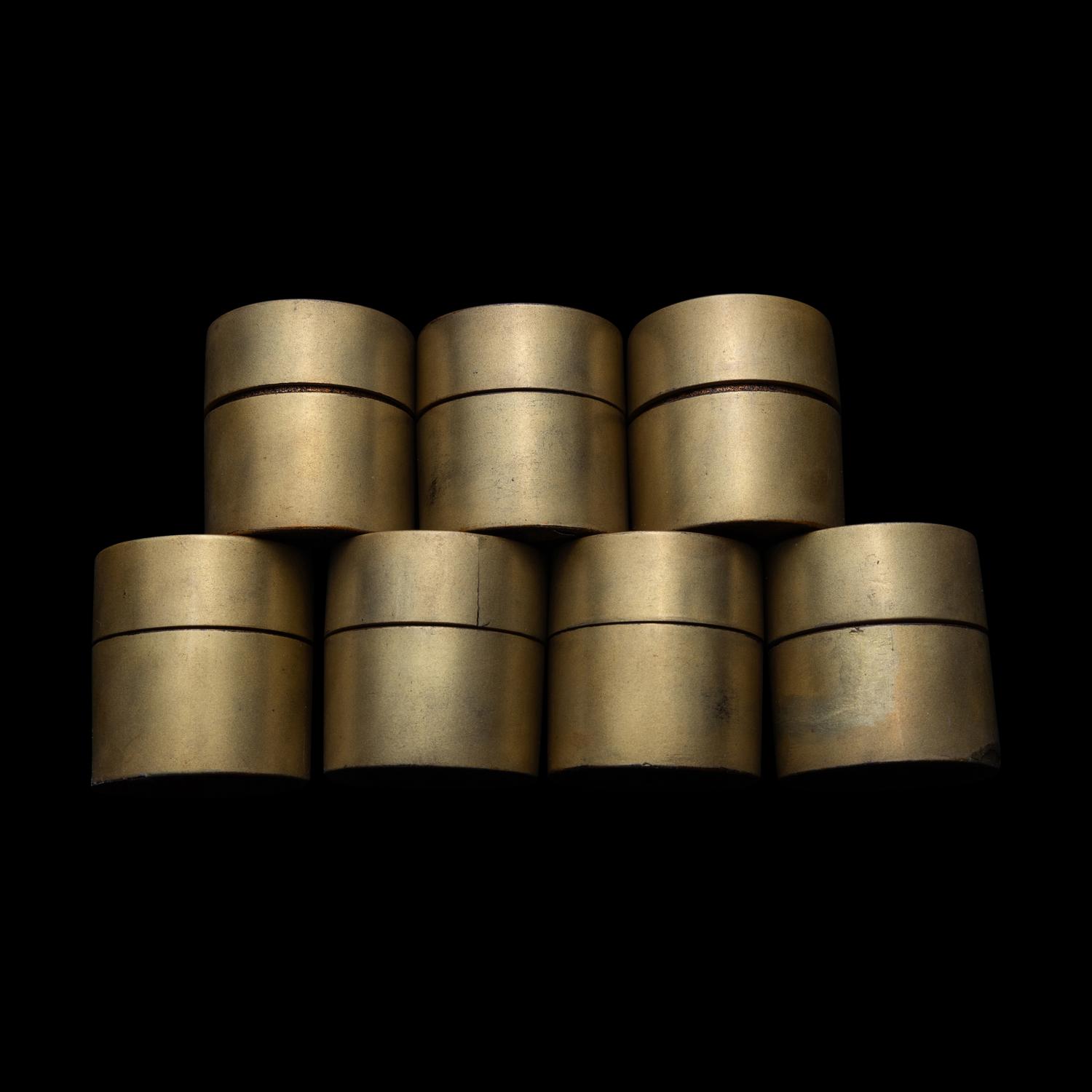 Three Japanese Gold Lacquer Covered Boxes, Meiji Period