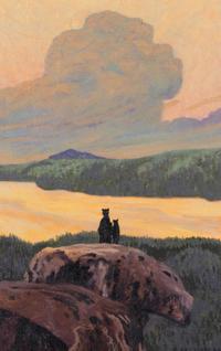 Tom Uttech (American, b. 1942) — Mako-Manitou View, 1989