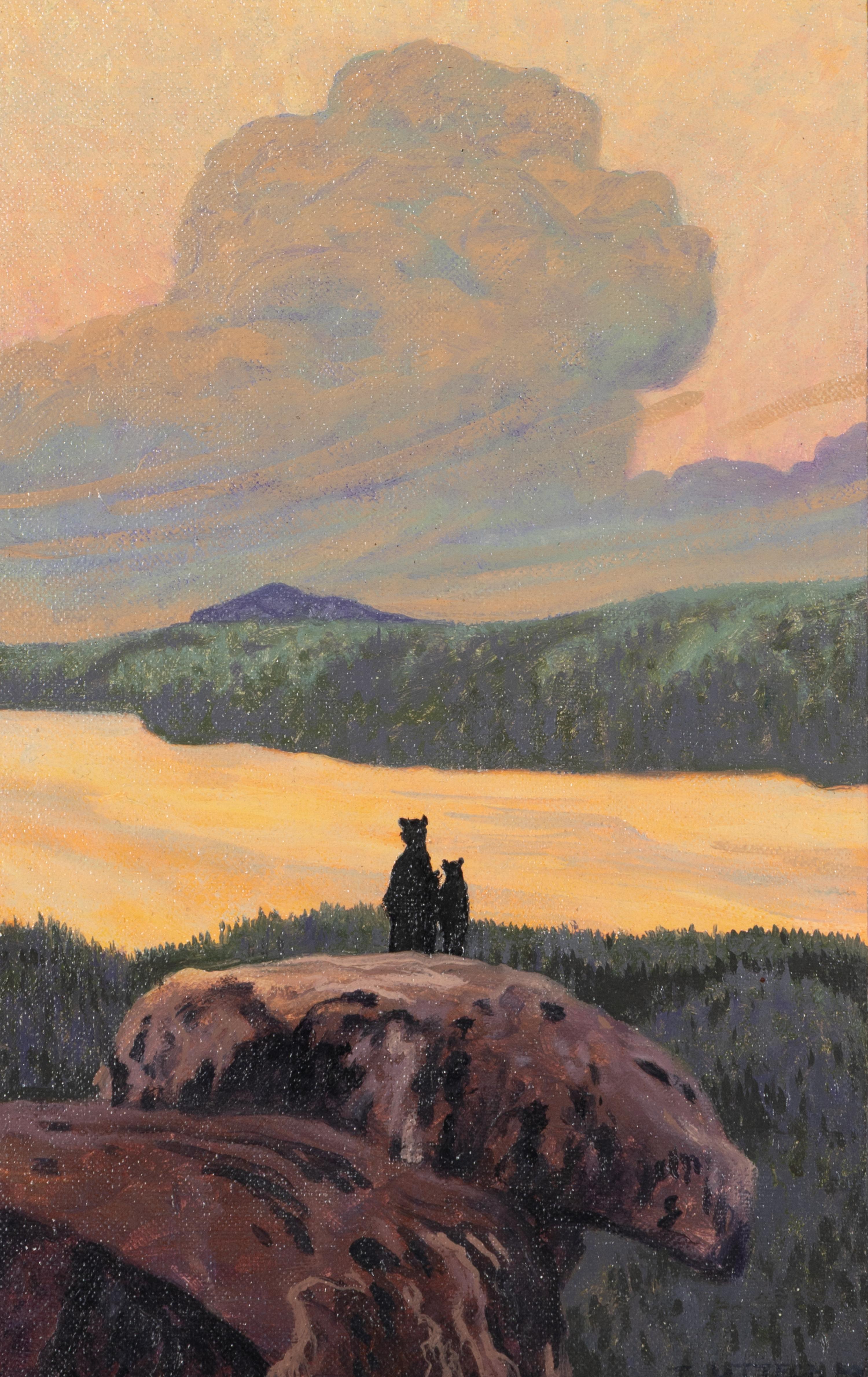 Tom Uttech (American, b. 1942) — Mako-Manitou View, 1989