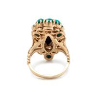 LAPIS LAZULI AND TURQUOISE RING
