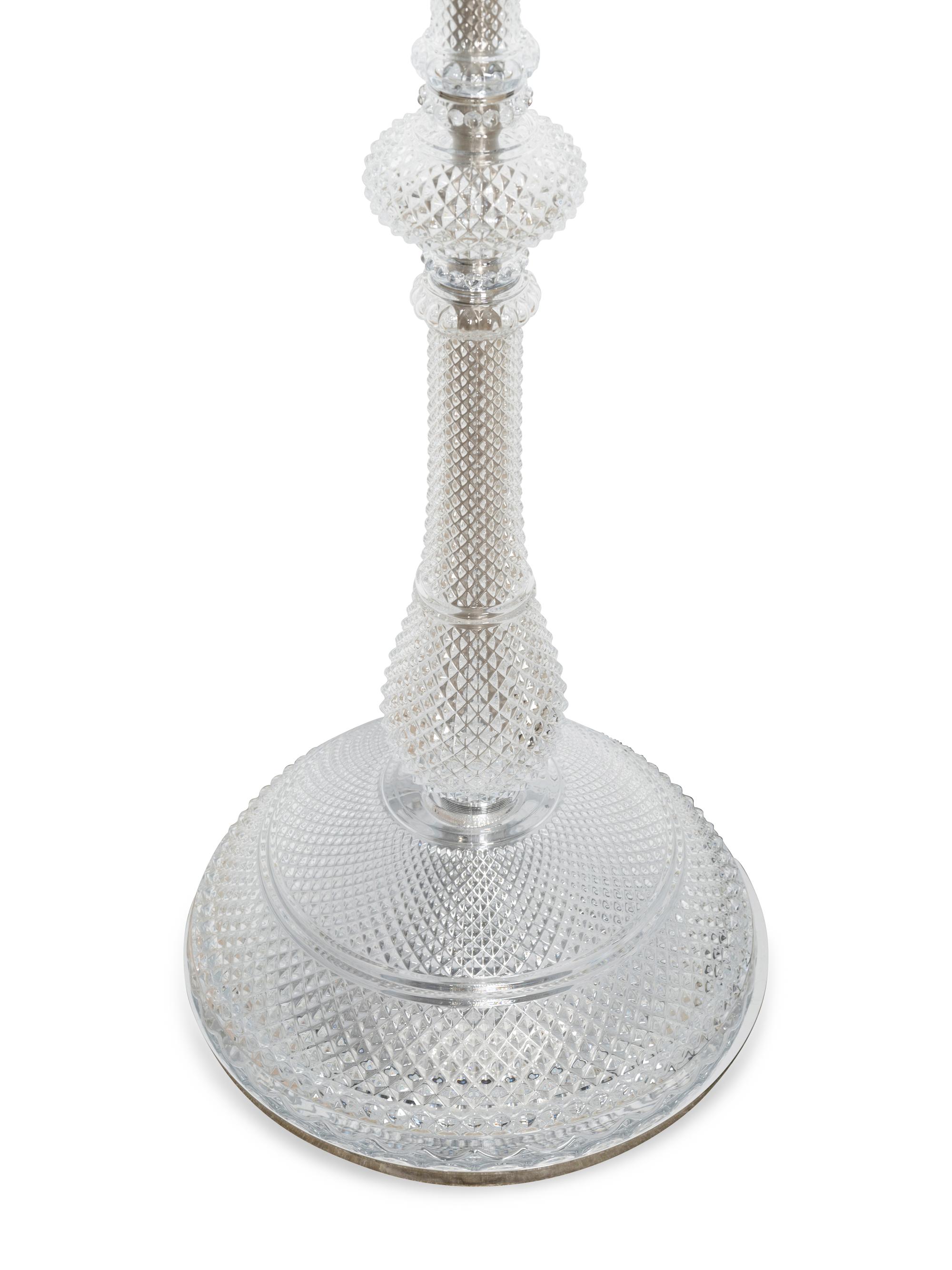 A Pair of Baccarat Zénith Twelve-Light Torchères