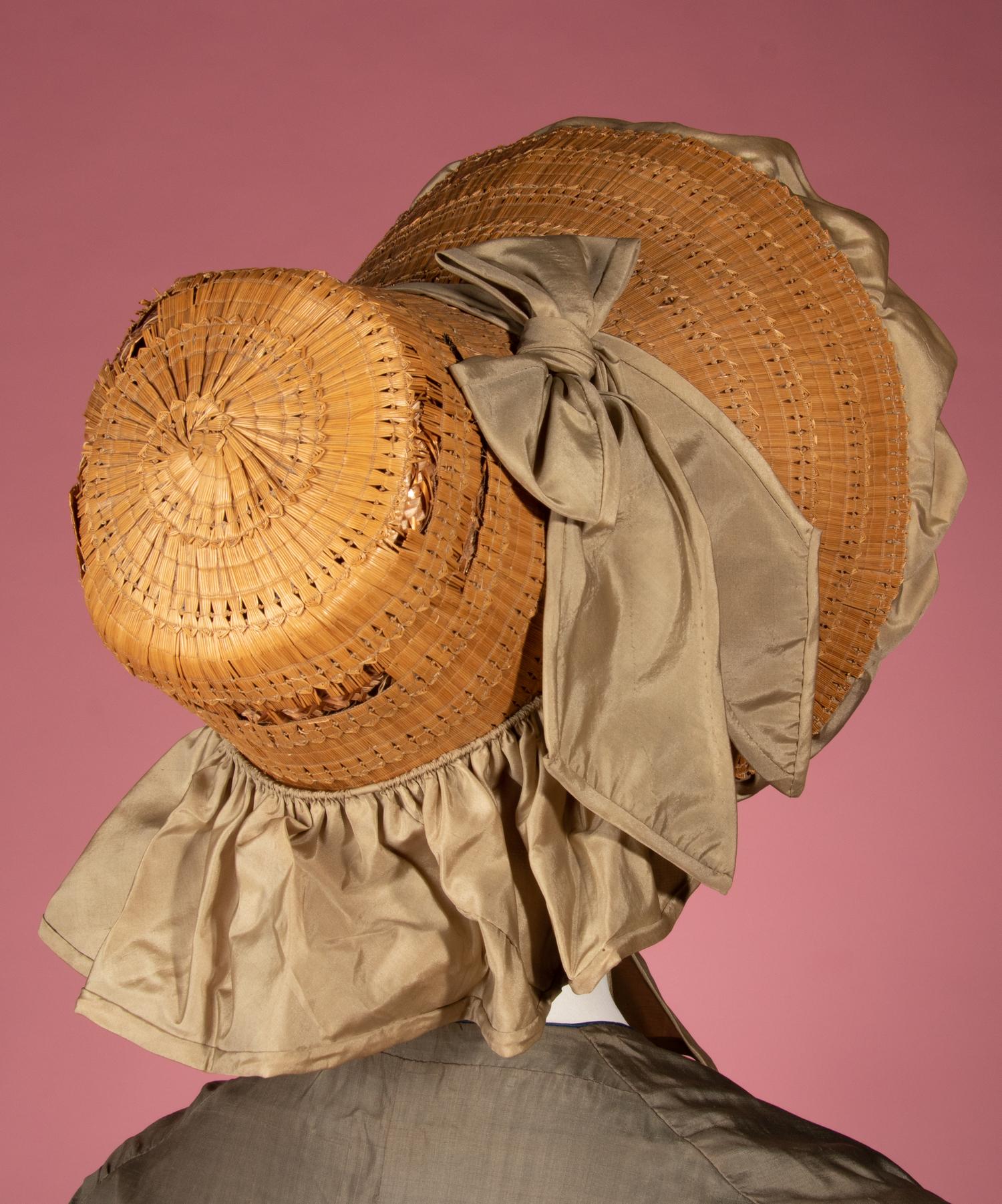 Collection of Six 19th Century Hats & Bonnets, 1850-90