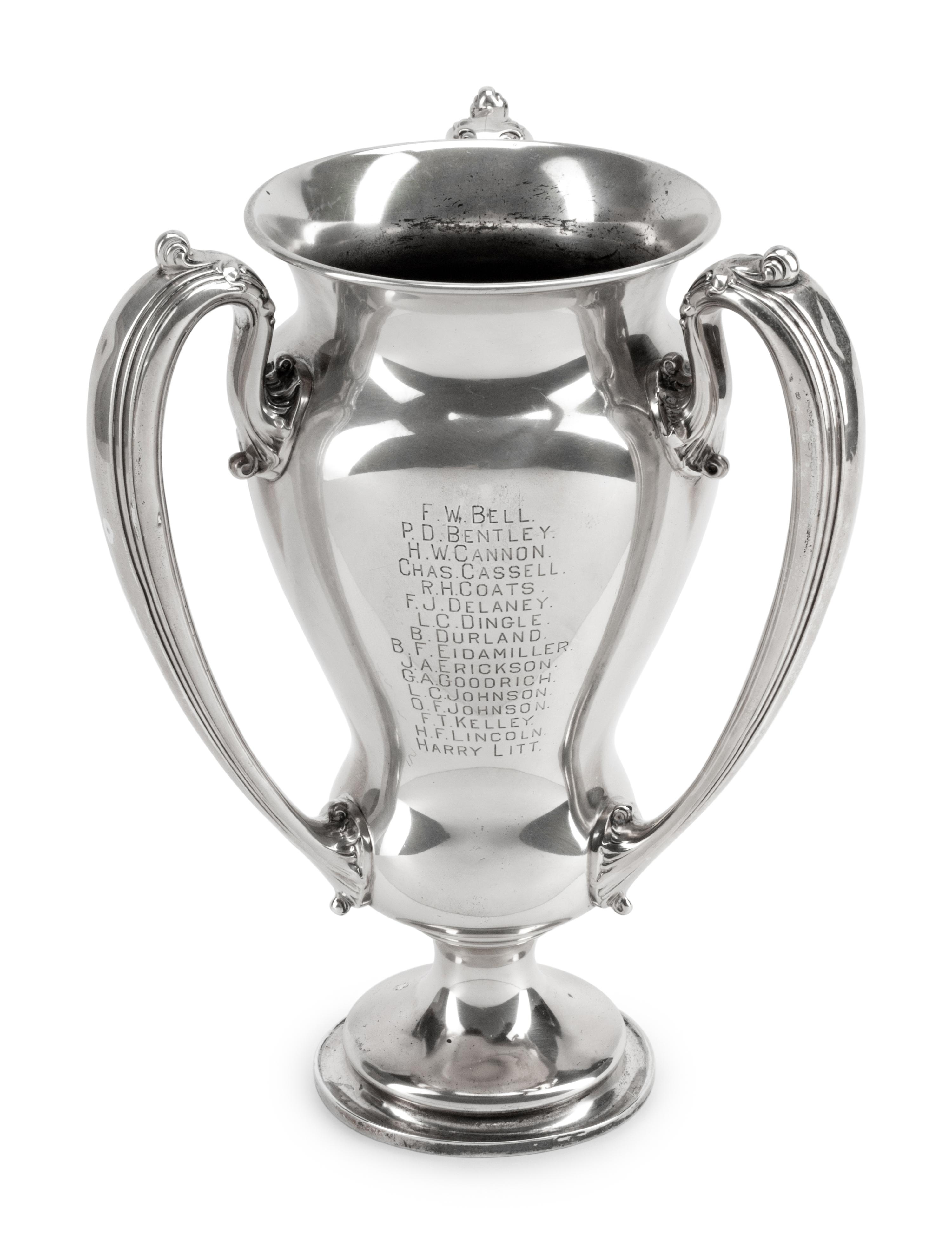 An American Silver Trophy Retailed by C.D. Peacock
