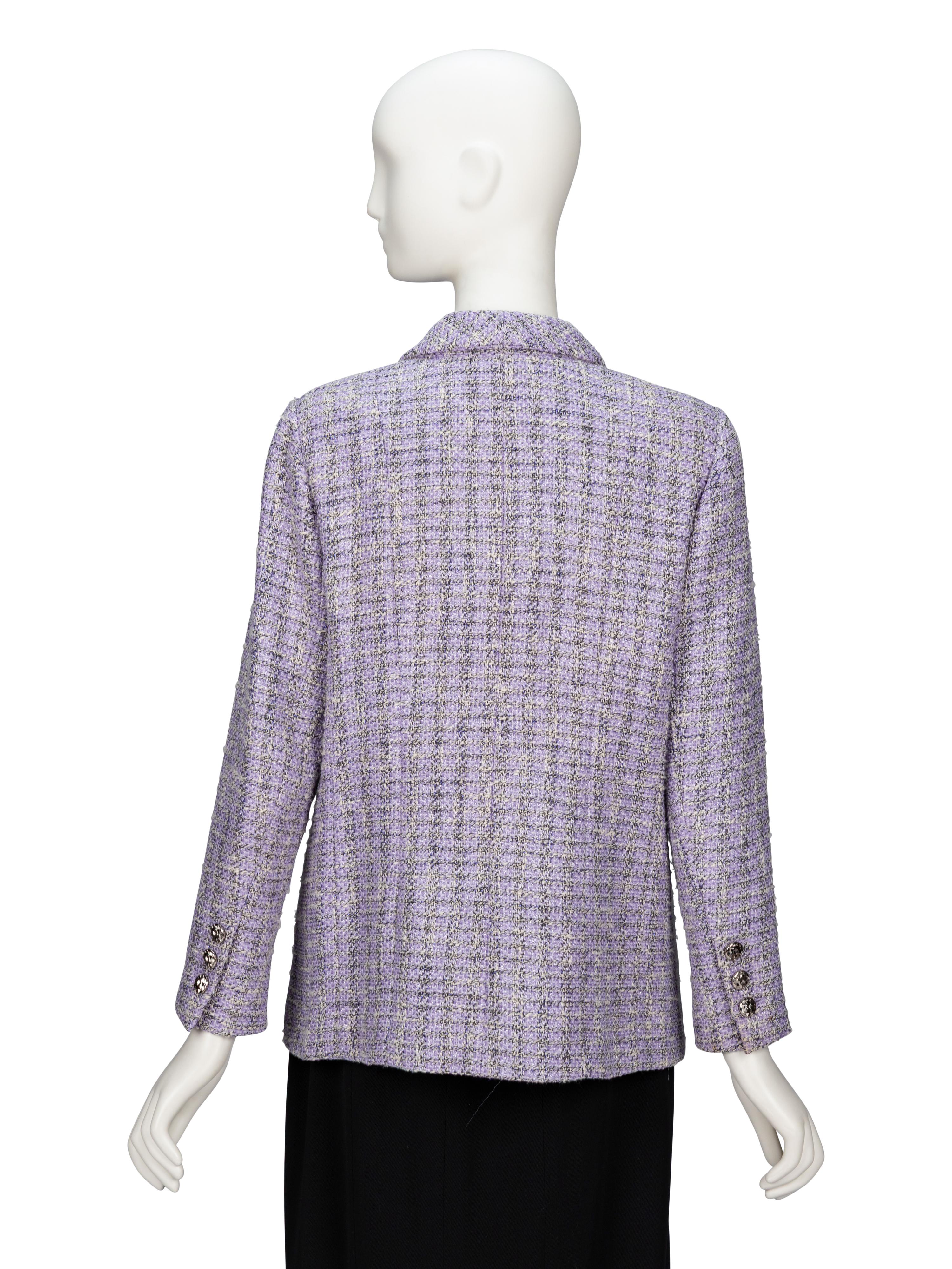 Chanel, Lavender Tweed Blazer