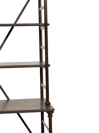 A French Oak and Iron Bookcase by Au Petit Parisien