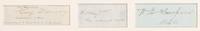 [CIVIL WAR - SPANISH AMERICAN WAR]. 9 autographs of Naval officers and generals, incl. ANDERSON.