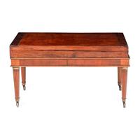 An English Mahogany and Gilt Bronze Mounted Bagatelle Table