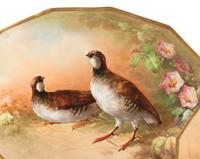 A Limoges Hand-Painted Porcelain Game Service