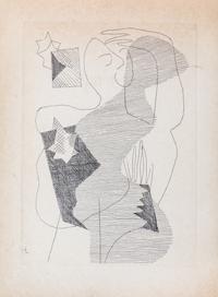 (LAURENS, HENRI) TZARA, TRISTAN. Entre-Temps. Paris, 1946. Limited, signed.