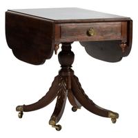 A New York Federal Style Mahogany Drop Leaf Table
