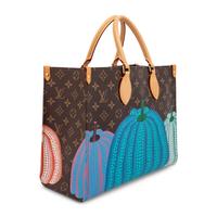 Louis Vuitton x Yayoi Kusama, Pumpkin-Print OnTheGo MM Tote