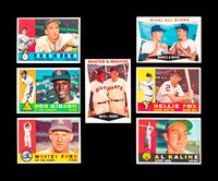 A Group of 224 Assorted 1959 and 1960 Topps Baseball Cards,