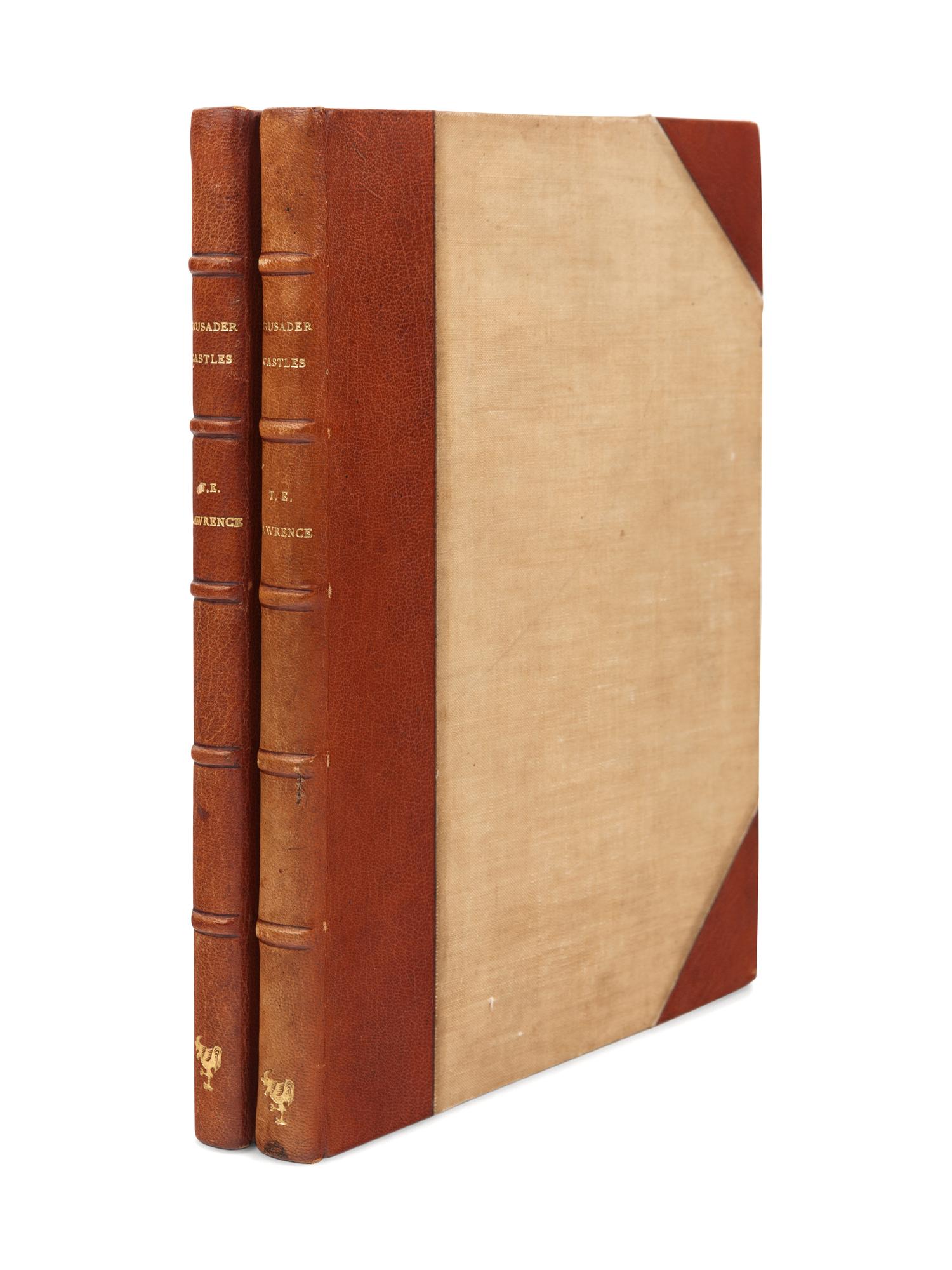 LAWRENCE, Thomas Edward (1888-1935). Crusader Castles . Waltham Saint Lawrence, Berkshire: Golden Cockerel Press, 1936.