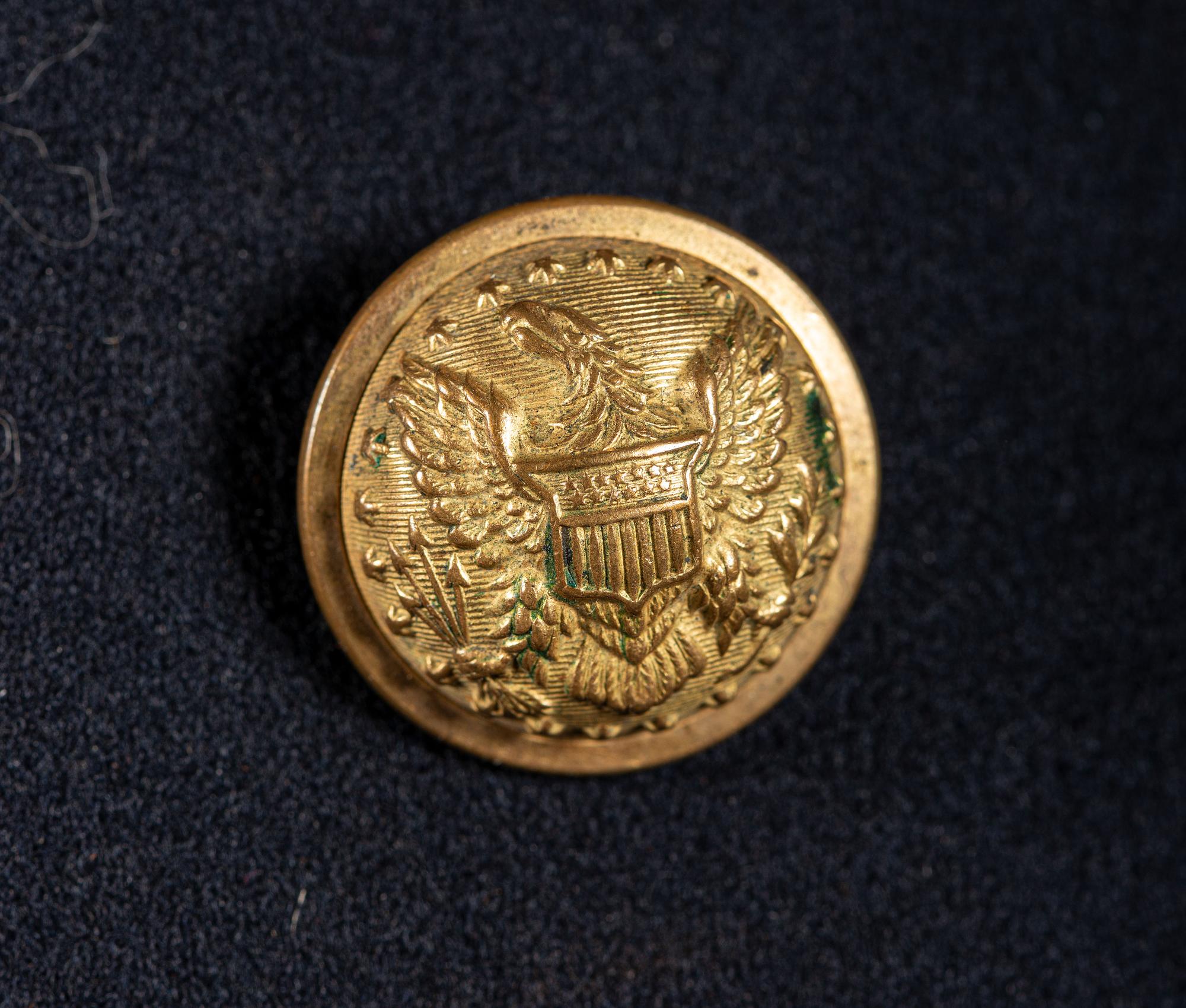[CIVIL WAR]. Union Lieutenant Colonel's double-breasted frock coat.