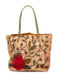 Valentino Embroidered Tote Bag