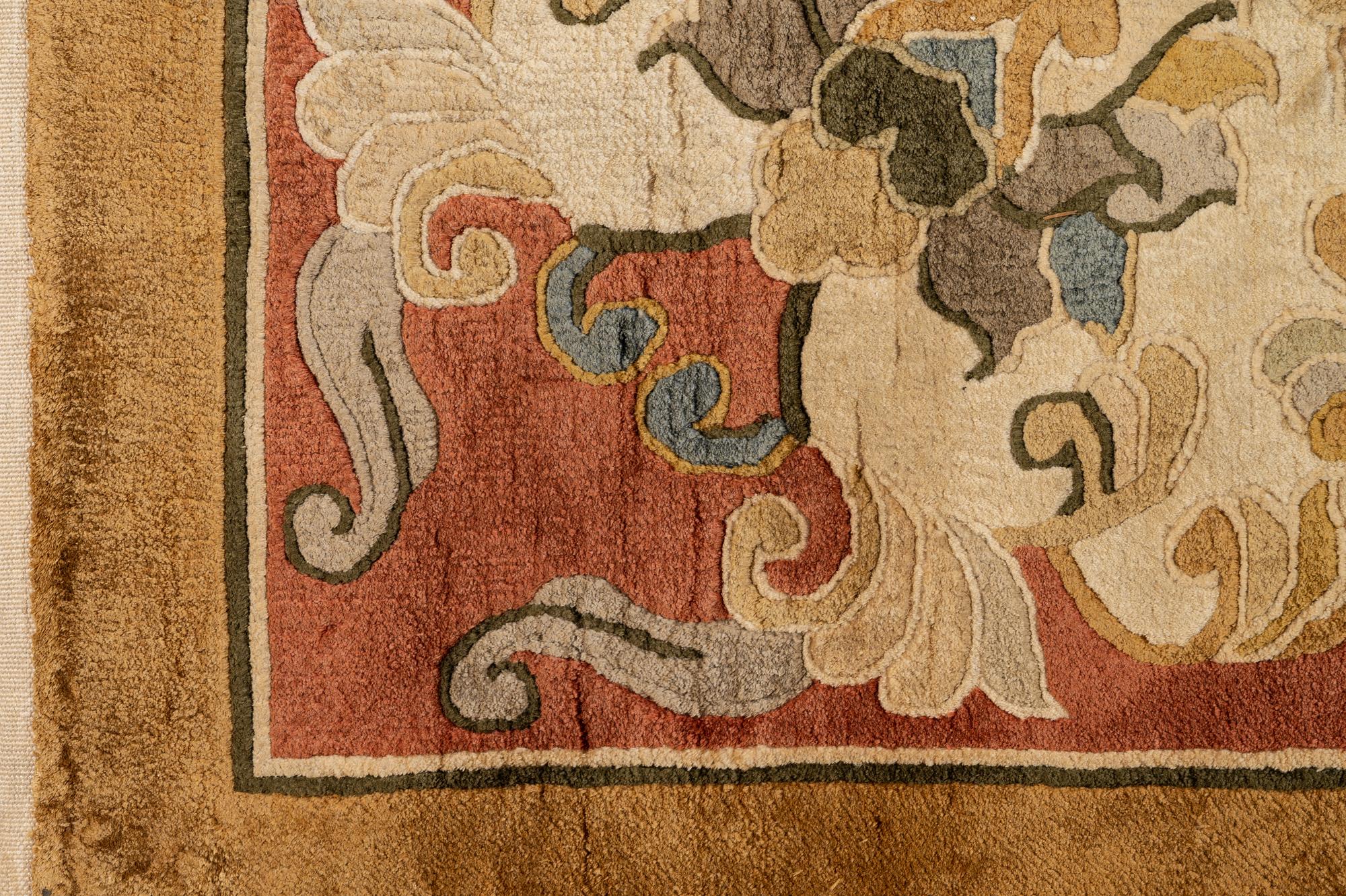 A Chinese Silk Rug