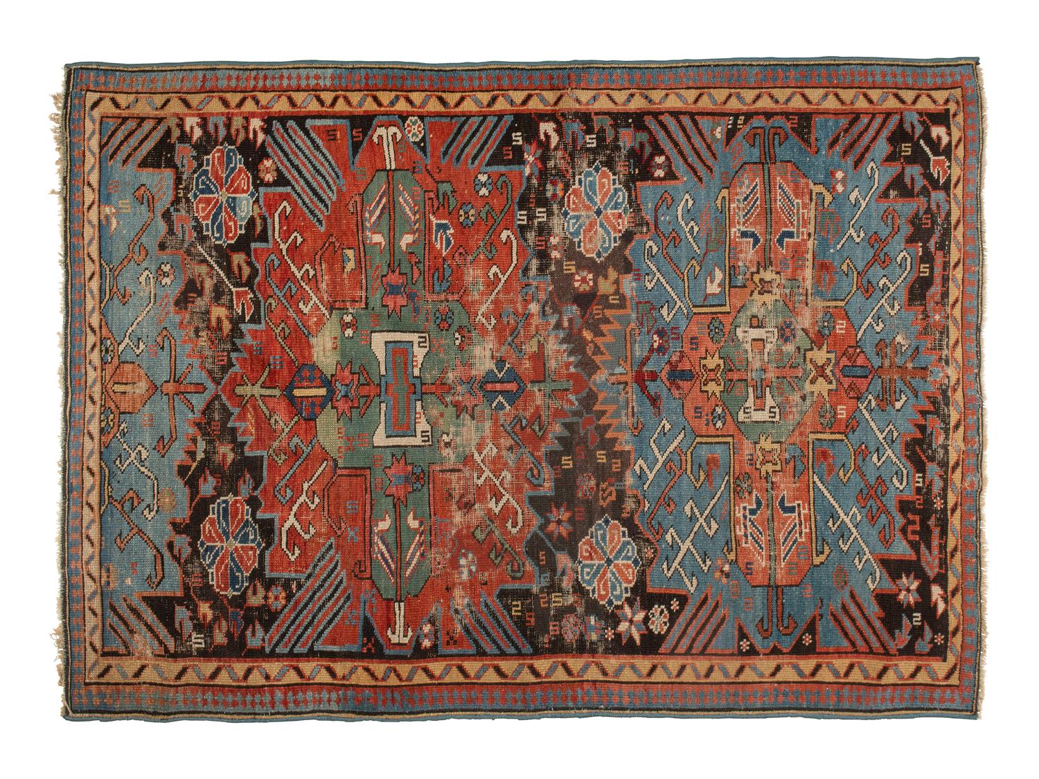 A Hamadan Wool Rug