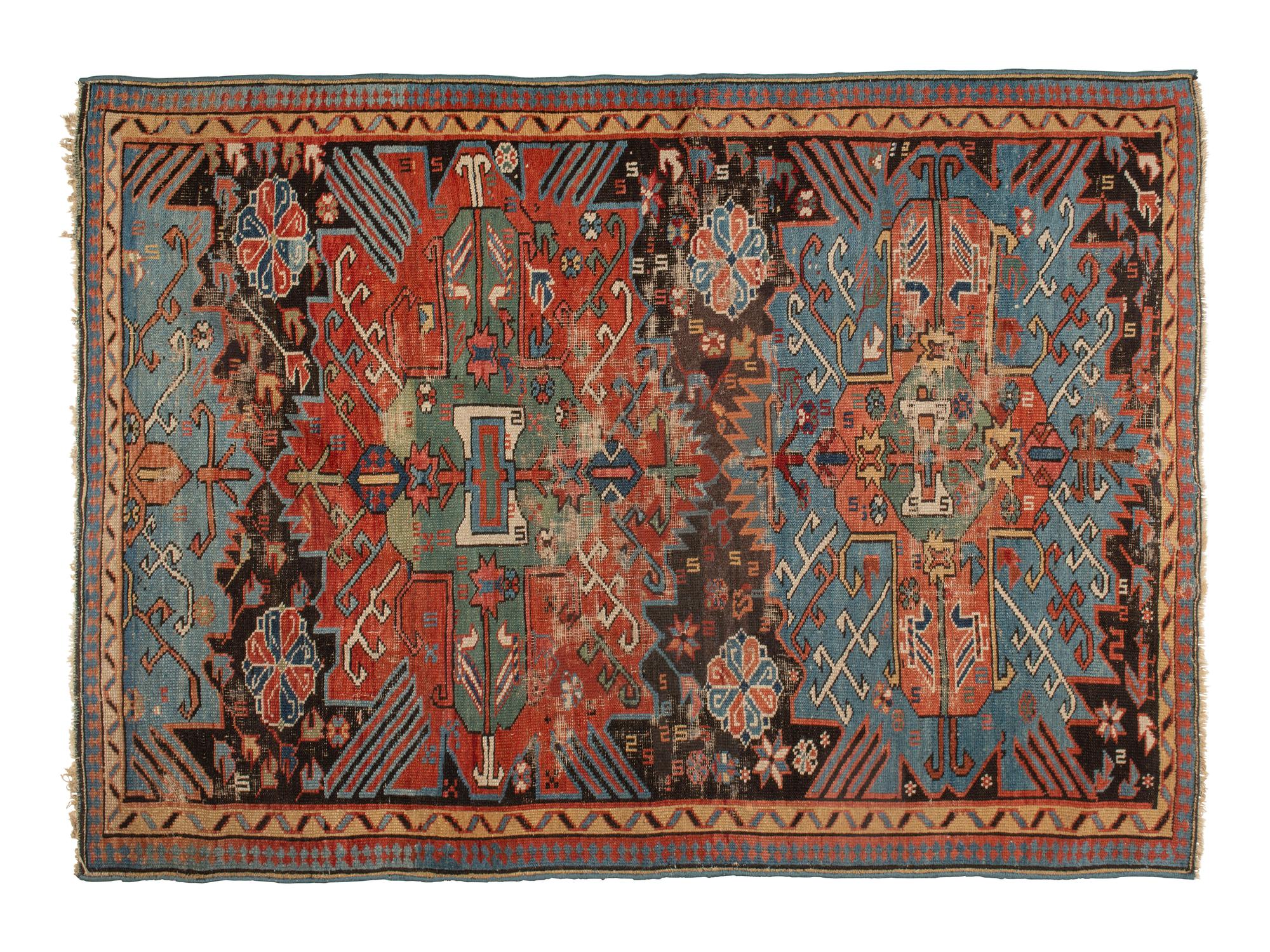 A Hamadan Wool Rug