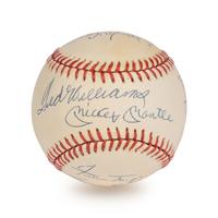 A Vintage 500 Home Run Club Signed Autograph Baseball - 11 Signatures (Beckett Authentication Services Letter),