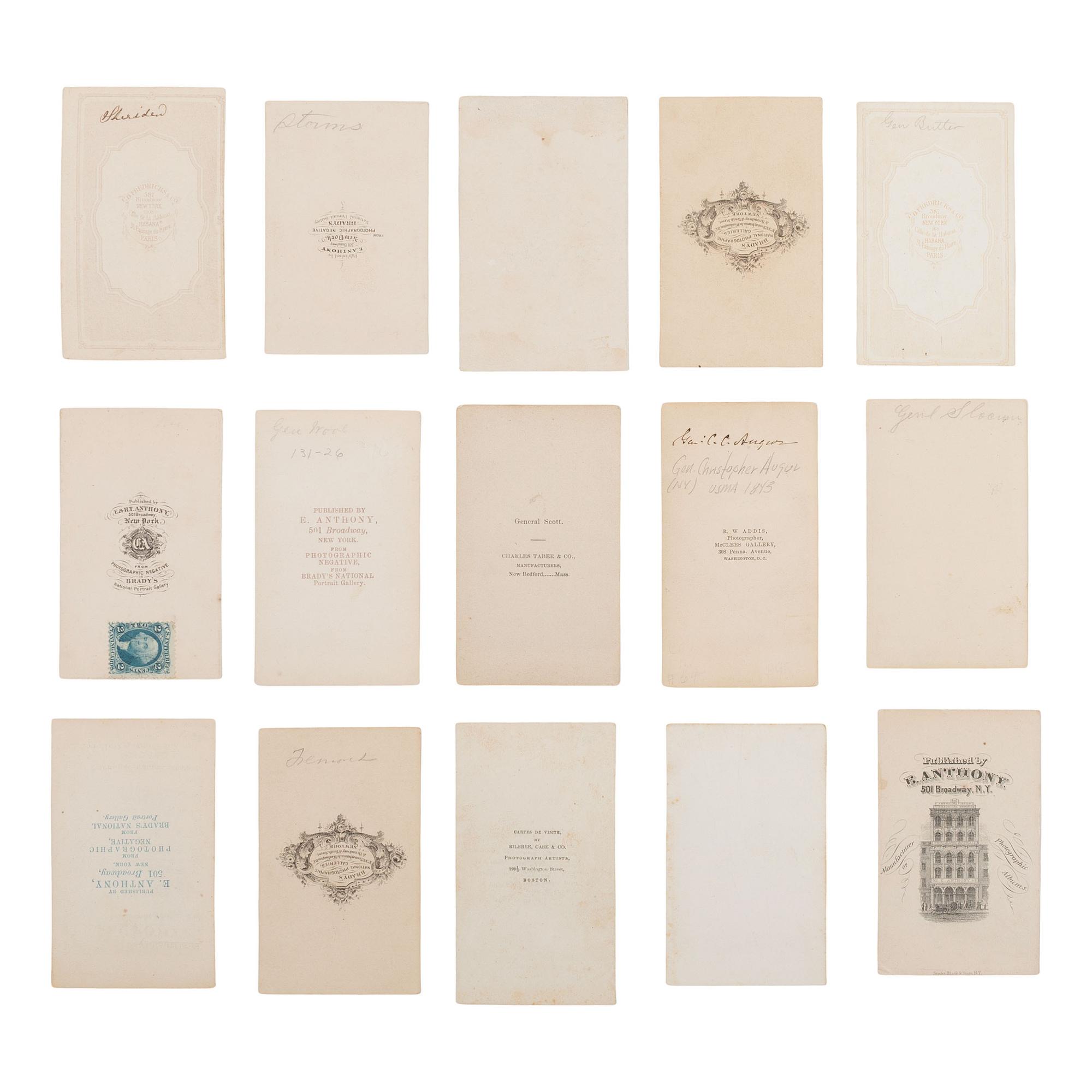 [Civil War] 31 Carte de Visites of Union Generals, incl. McPherson, Reynolds, and Anderson