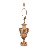 A Louis XVI Style Gilt-Bronze Mounted Marble Urn