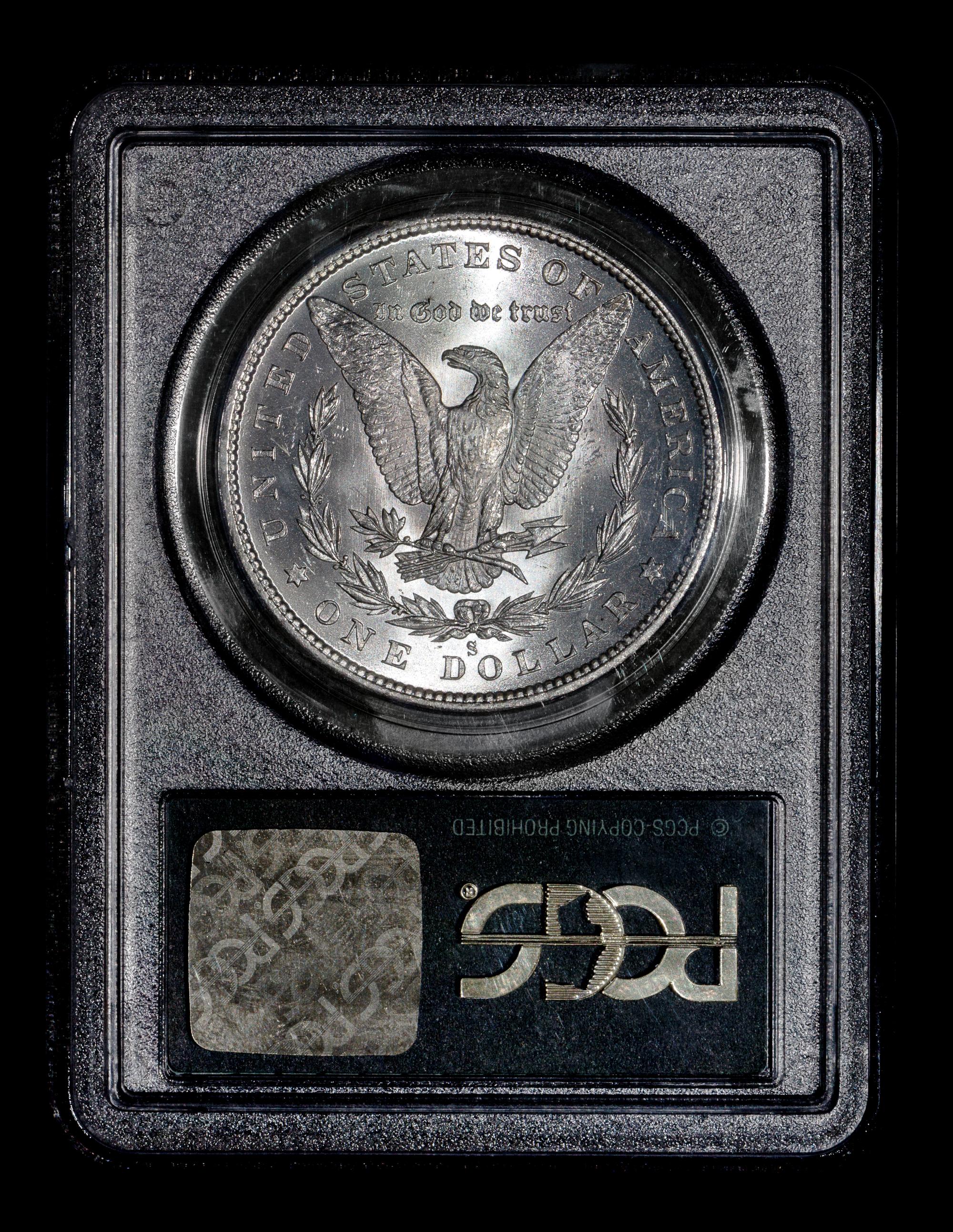 A United States 1880-S Morgan Silver $1 Coin — PCGS graded MS66