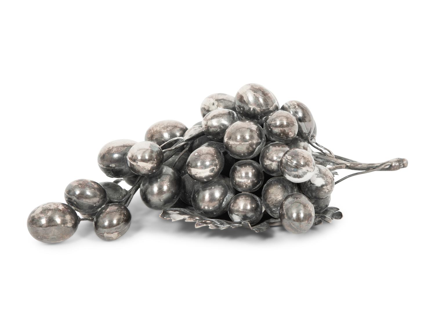 A Mario Buccellati Silver Fruit-Form Table Lighter