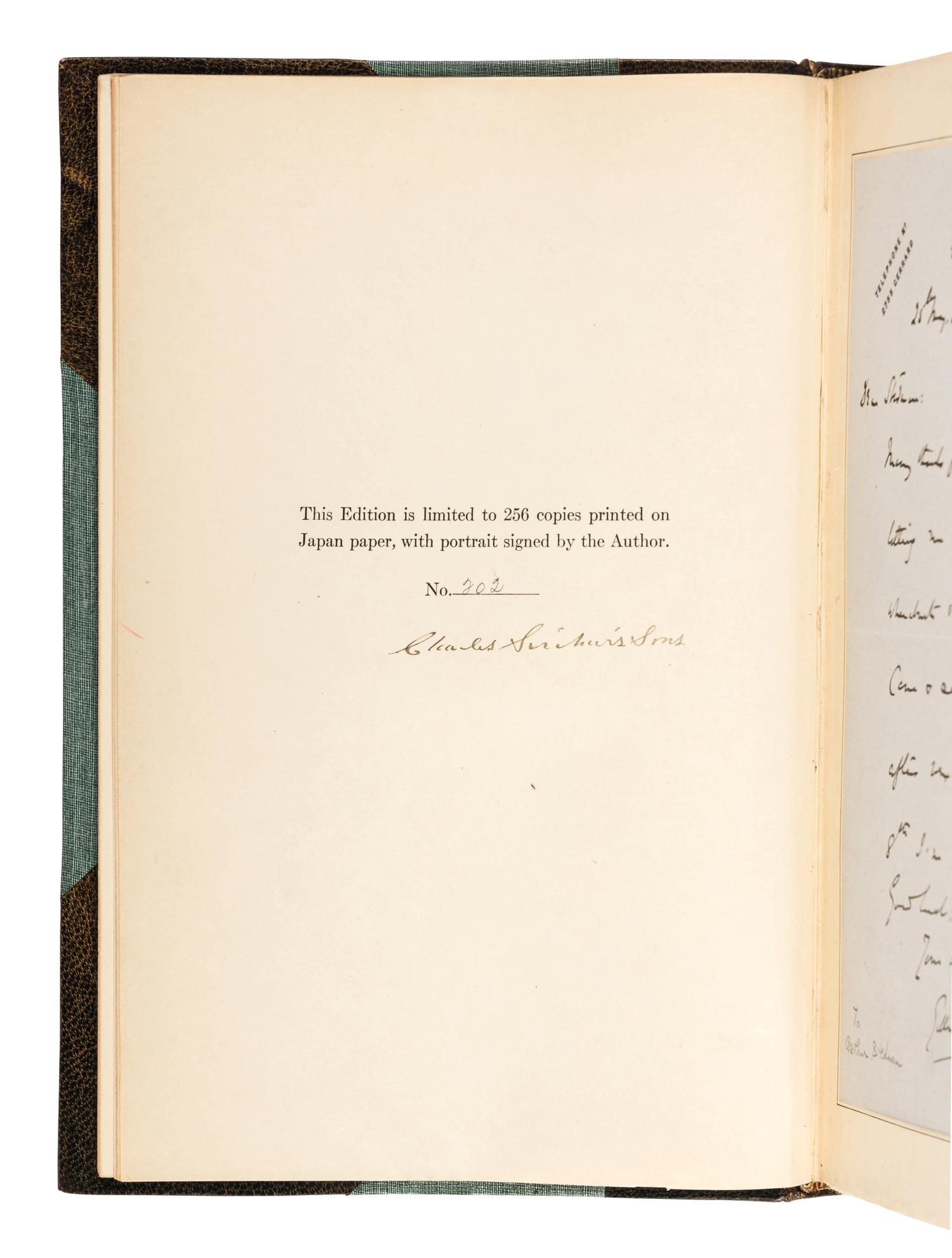 [BINDINGS]. PARKER, Gilbert, Sir (1862-1932). Works . New York: Charles Scribner's Sons, 1912-13.