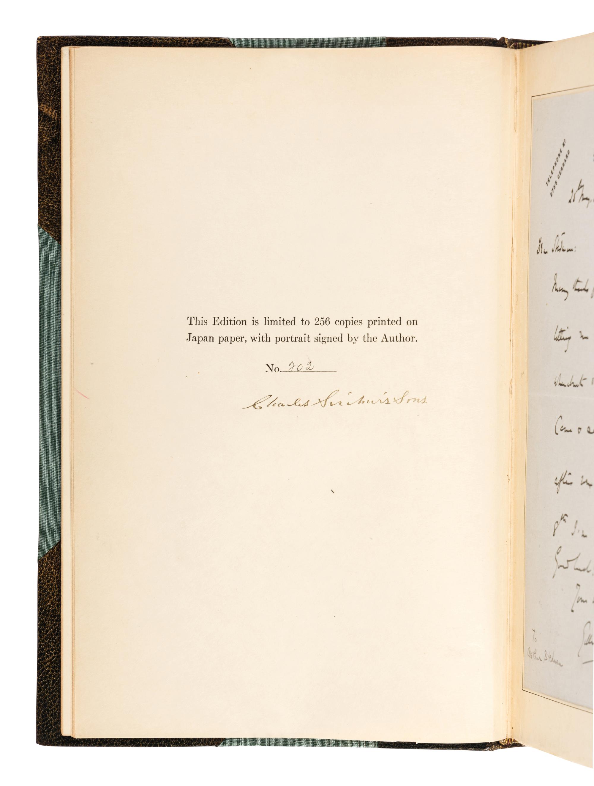 [BINDINGS]. PARKER, Gilbert, Sir (1862-1932). Works . New York: Charles Scribner's Sons, 1912-13.