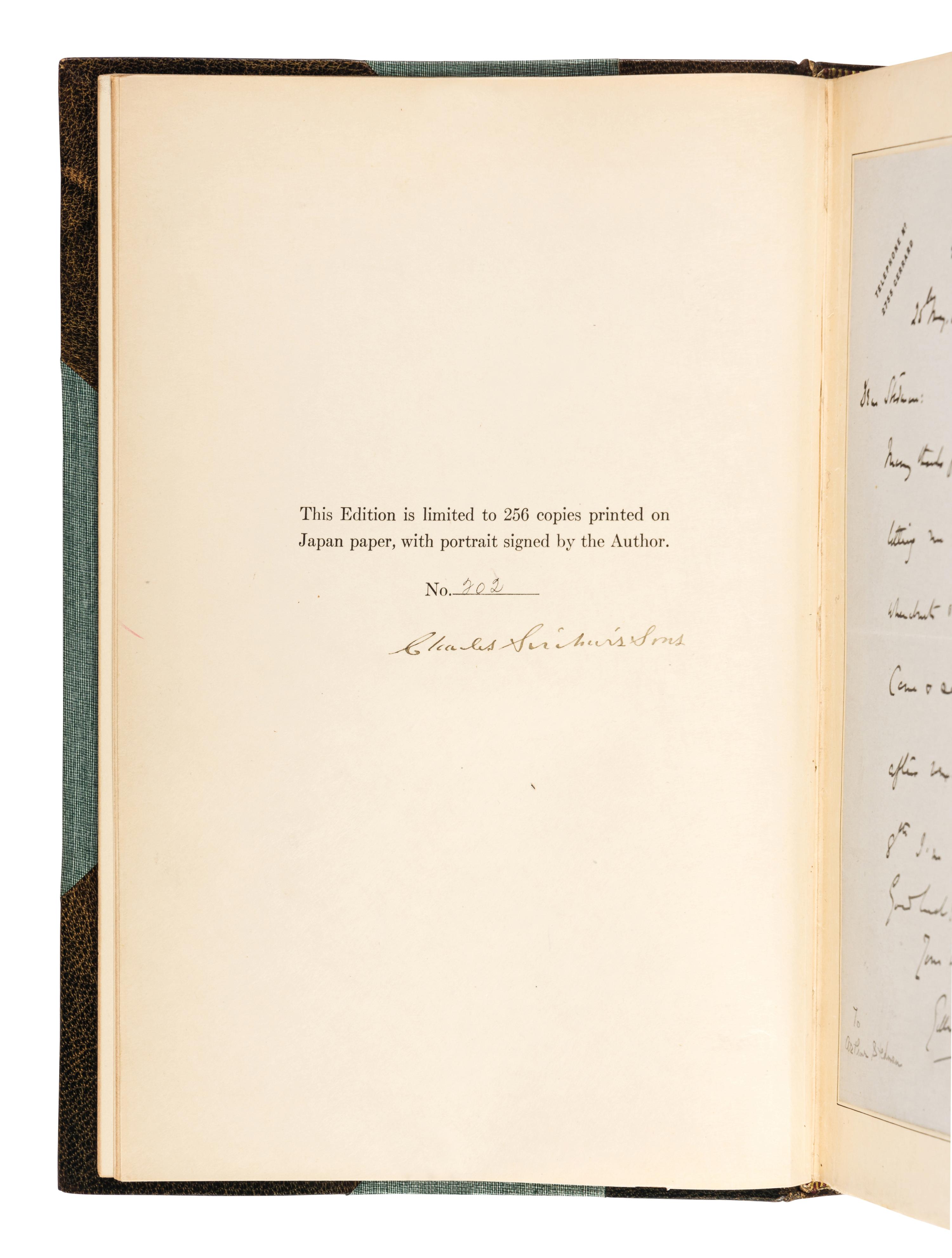 [BINDINGS]. PARKER, Gilbert, Sir (1862-1932). Works . New York: Charles Scribner's Sons, 1912-13.