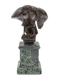 A French Bronze Model of an Eagle Clutching a Snake
