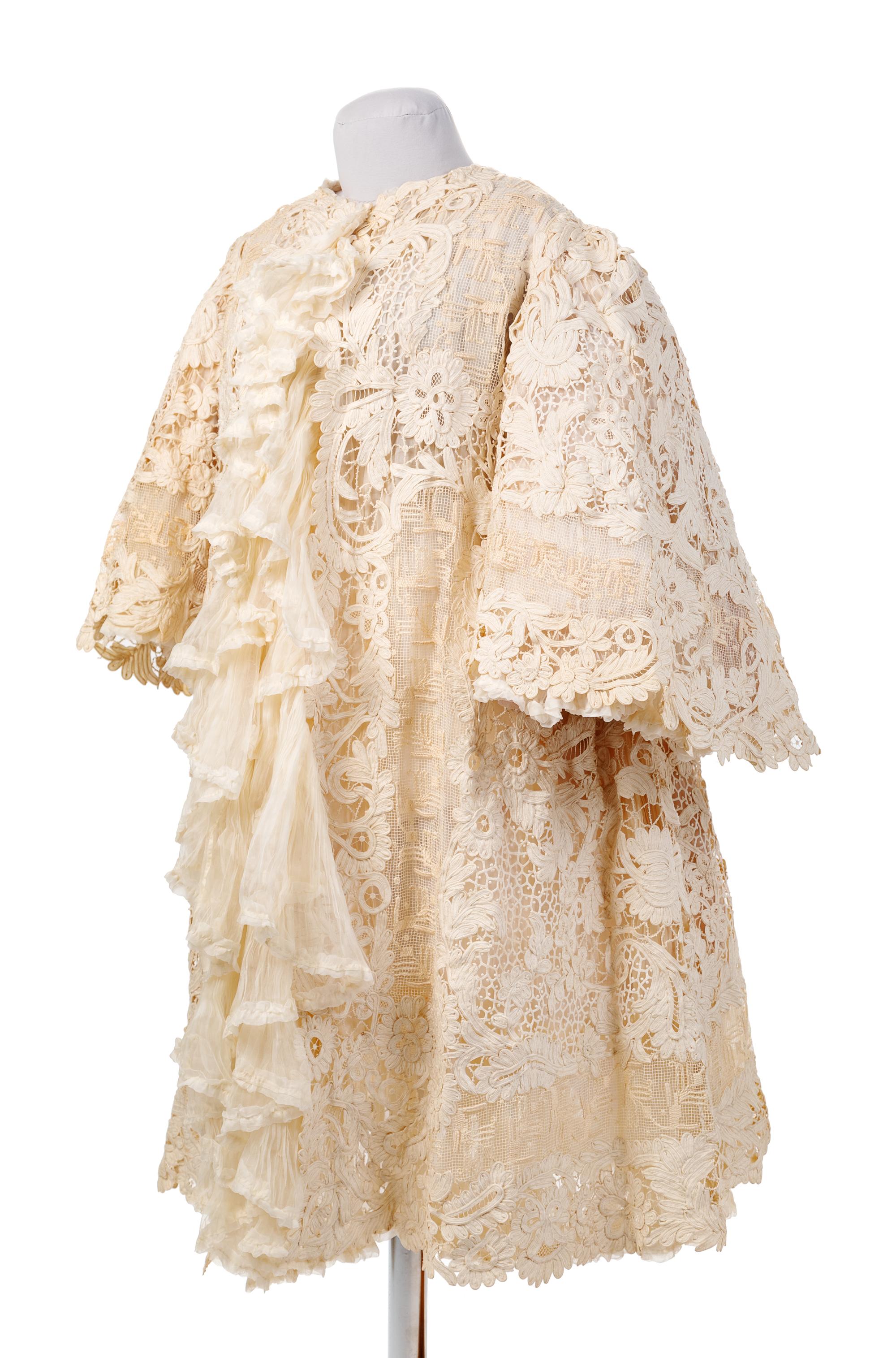 Edwardian Lace Jacket, 1900s No size label