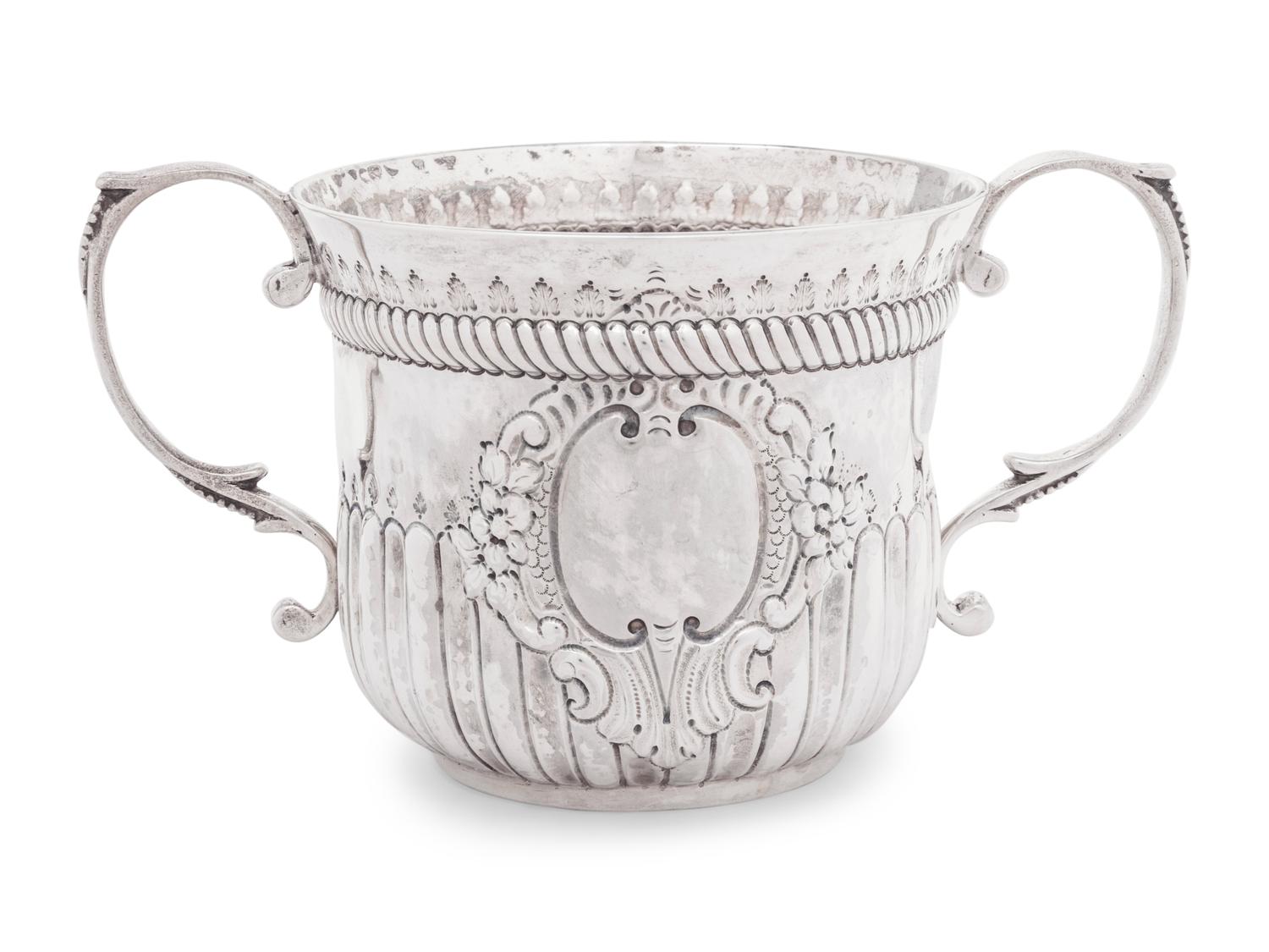 A George III Silver Caudle Cup