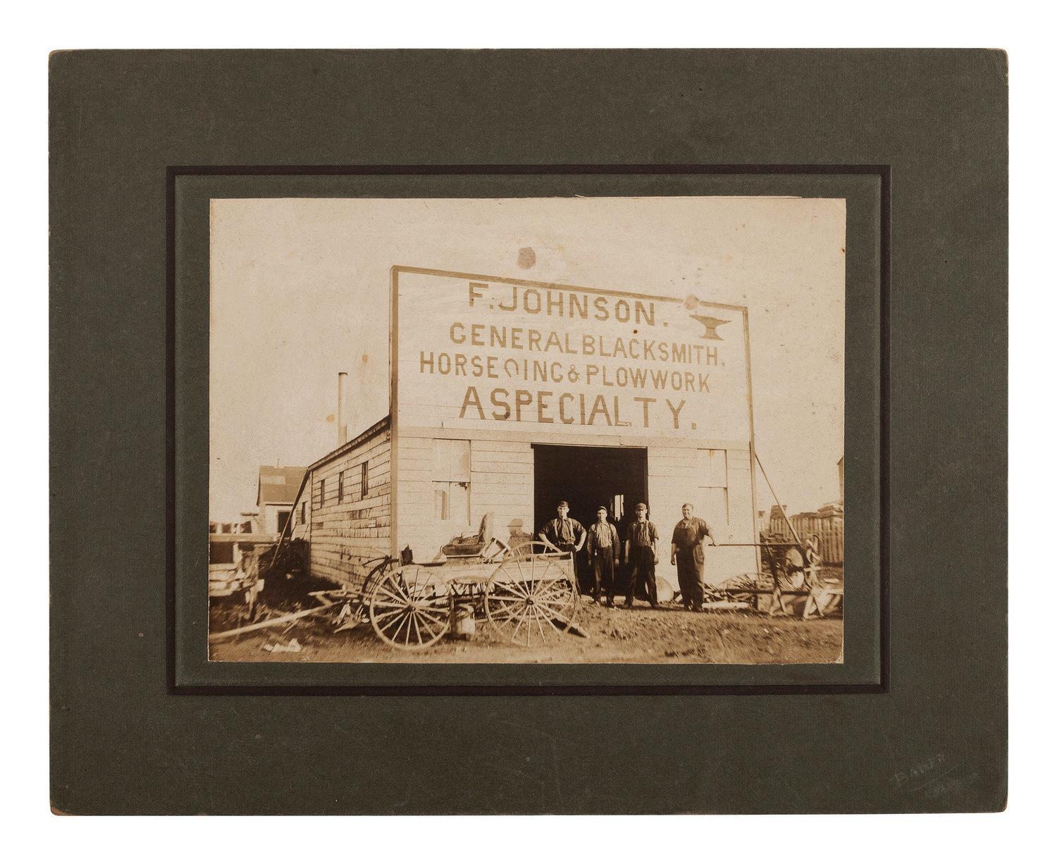 [Early Photography]. A group of 16 photographs with occupational, military, and patriotic interest.