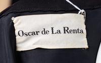 An Oscar de la Renta Black Evening Dress, No size.