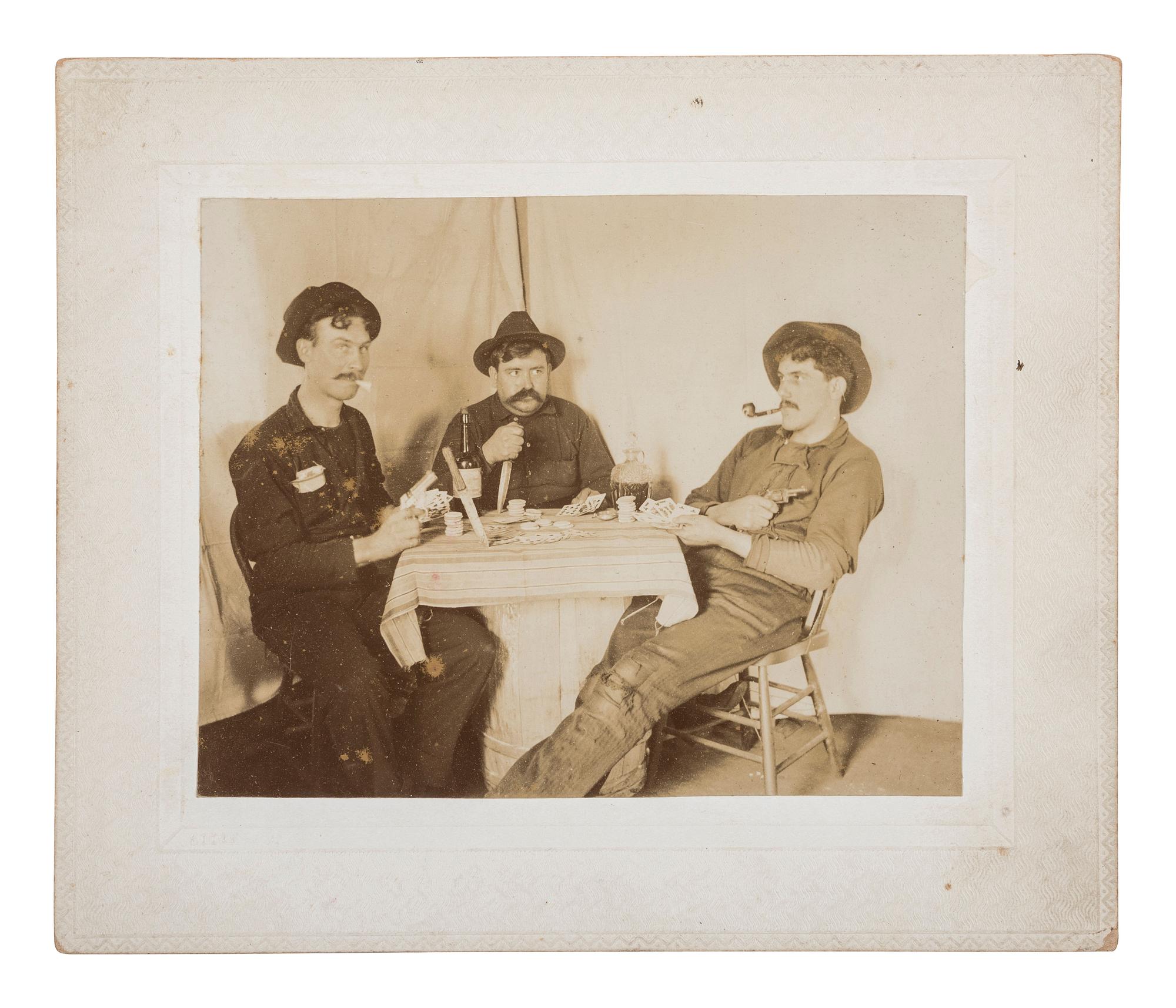 [EARLY PHOTOGRAPHY]. 16 photographs featuring interesting and curious groups of people.
